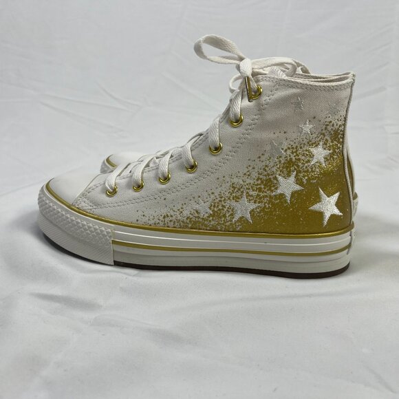 Chuck Taylor All Star Lift High Top Sneaker Size 5 Kids - Picture 5 of 7